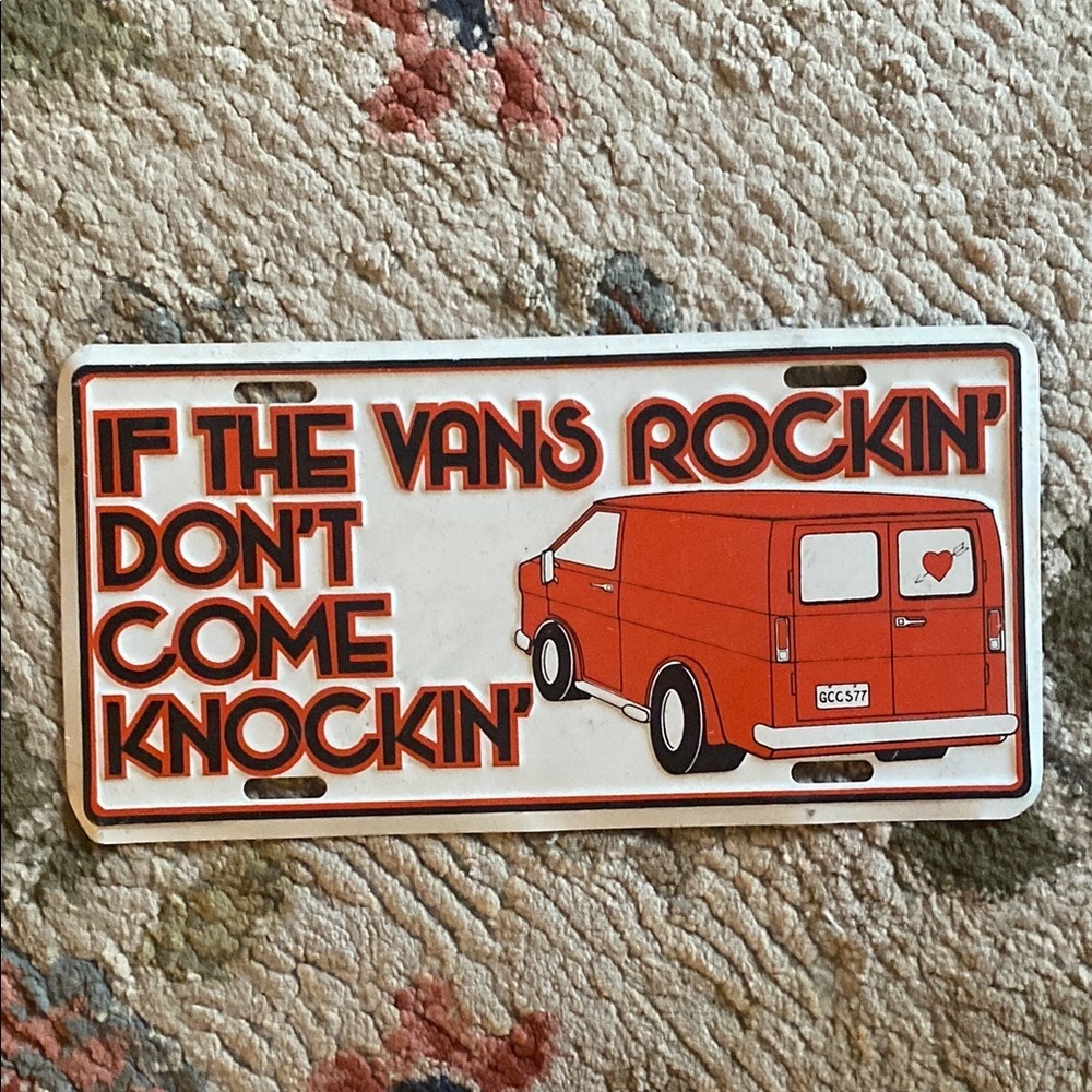 Novelty Metal License Plate
